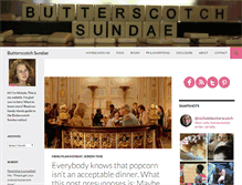 Tablet Screenshot of butterscotchsundae.com
